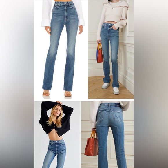MOTHER Denim - Mother Superior High Waisted Smokin' Double Heel Jean in Beyond the Sky